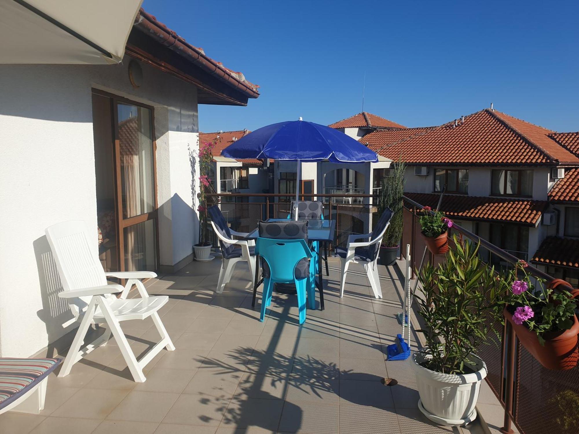 La Terrace Sea View Appartement Sveti Vlas Kamer foto